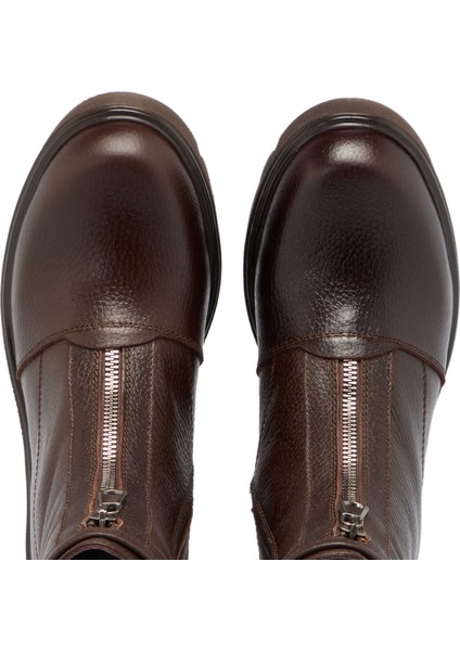 Kahve Hakiki Deri Kadın Casual Bot - K24K1BT67686-A42 indirimleri