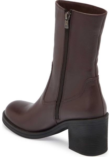 Kahve Hakiki Deri Kadın Klasik Bot - K24K1BT67551-A24 fiyatları