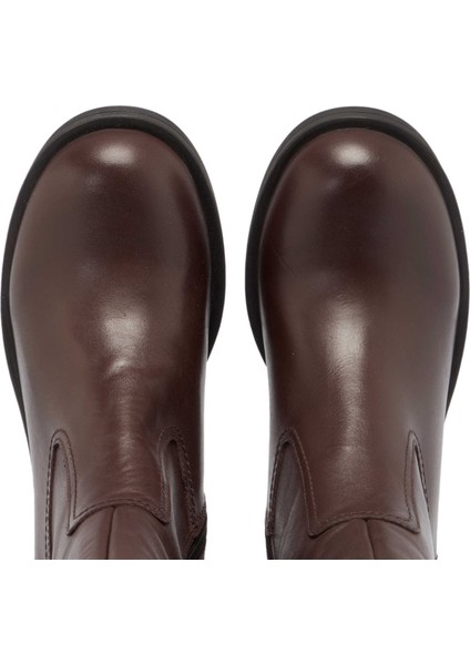 Kahve Hakiki Deri Kadın Klasik Bot - K24K1BT67551-A24 indirimleri