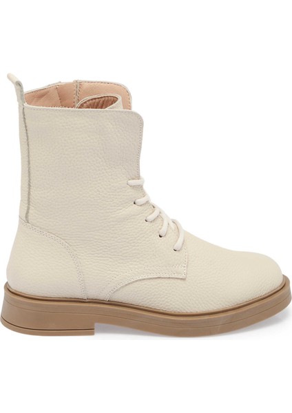 Ekru Hakiki Deri Kadın Casual Bot - K24K1BT67615-T5T modelleri