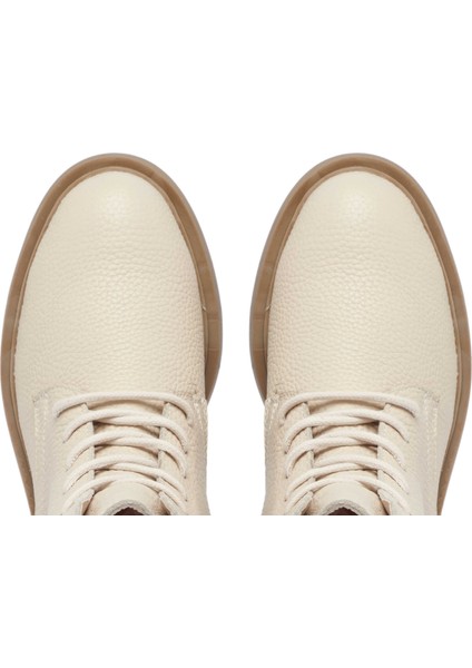 Ekru Hakiki Deri Kadın Casual Bot - K24K1BT67615-T5T indirimleri