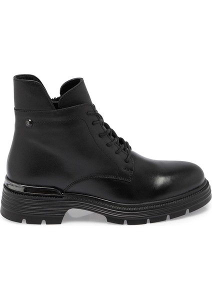 Siyah Hakiki Nubuk Deri Kadın Casual Bot - K24K1BT67652-A23 modelleri