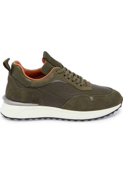 Yeşil Hakiki Deri Erkek Sneaker - E24S1AY56936-H48 modelleri