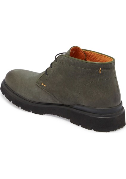 Yeşil Hakiki Nubuk Deri Erkek Casual Bot - E24K1BT57014-G98 fiyatları