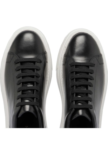 Siyah Hakiki Deri Erkek Sneaker - E24S1AY57067-A43 indirimleri