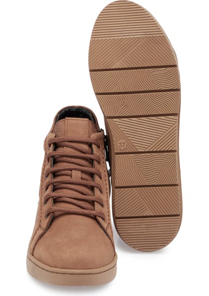 Taba Hakiki Nubuk Deri Kadın Casual Bot - K24K1BT67633-G99 fırsatları