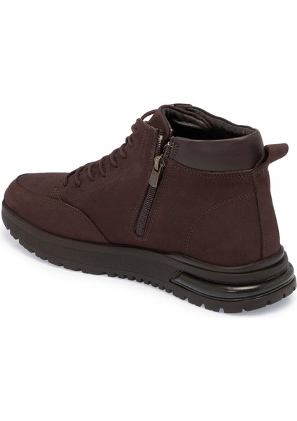 Kahve Hakiki Nubuk Deri Erkek Casual Bot - E24K1BT57030-A39 fiyatları