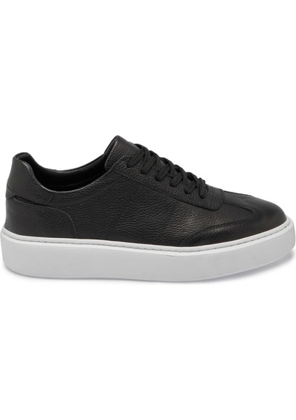 Siyah Hakiki Deri Erkek Sneaker - E24S1AY56960-A41 modelleri