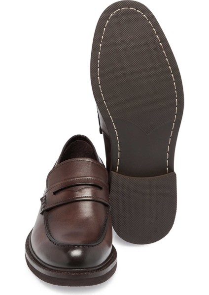 Kahve Hakiki Deri Erkek Casual Ayakkabı - E24S1AY56972-V94 fırsatları