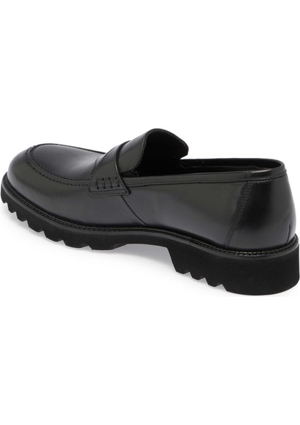 Siyah Hakiki Deri Erkek Casual Ayakkabı - E24S1AY56964-A43 fiyatları