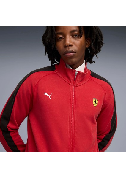 Erkek Kırmızı Puma Ferrari T7 Jacket Kırmızı Erkek Ceket fiyatları