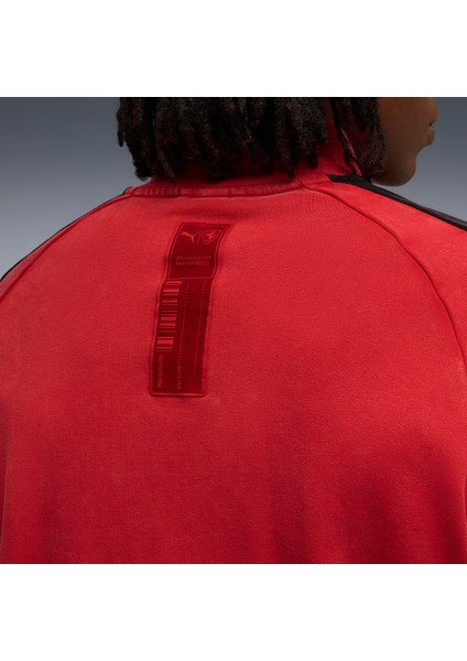Erkek Kırmızı Puma Ferrari T7 Jacket Kırmızı Erkek Ceket modelleri