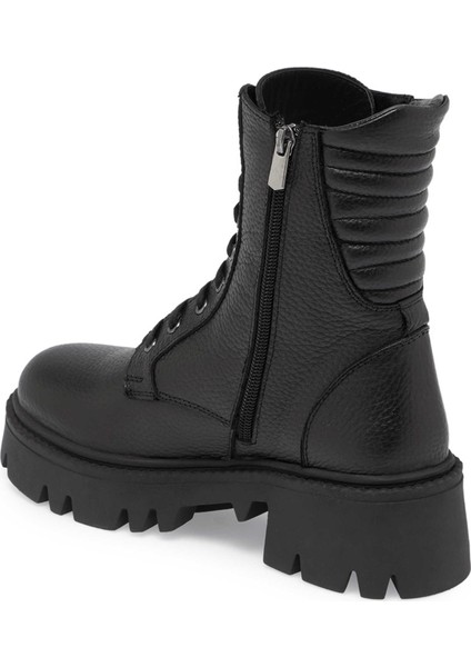 Siyah Hakiki Deri Kadın Casual Bot - K24K1BT67621-A41 fiyatları