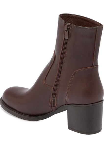 Kahve Hakiki Deri Kadın Klasik Bot - K24K1BT67528-A24 fiyatları
