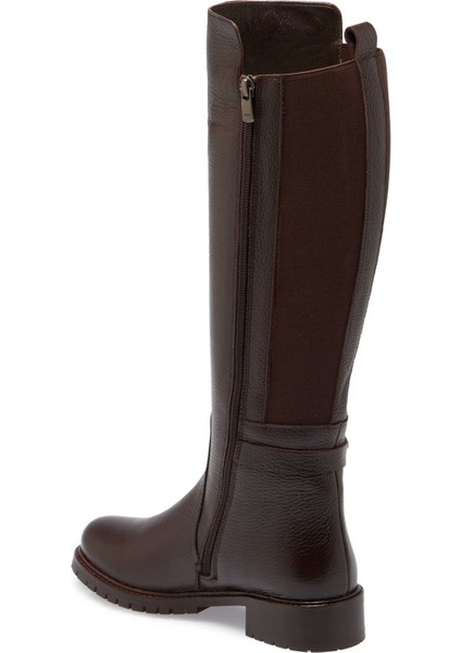 Kahve Deri-Tekstil Kadın Klasik Çizme - K24K1CM67712-A42 fiyatları