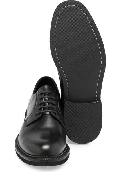 Siyah Hakiki Deri Erkek Klasik Ayakkabı - E24S1AY56973-A43 fırsatları