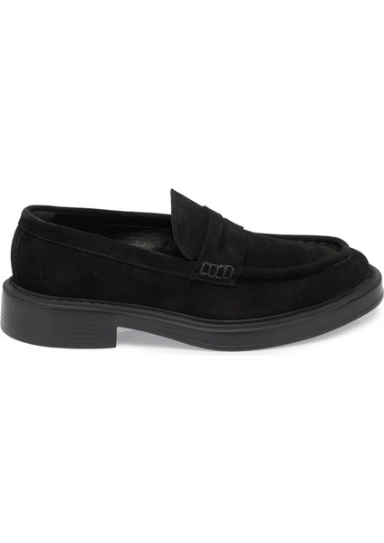 Siyah Hakiki Deri Erkek Loafer - E24S1AY57041-A01 modelleri