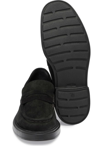 Siyah Hakiki Deri Erkek Loafer - E24S1AY57041-A01 fırsatları