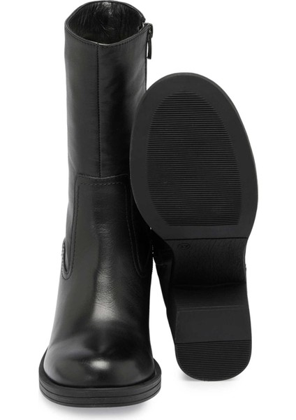 Siyah Hakiki Deri Kadın Klasik Bot - K24K1BT67551-A23 fırsatları