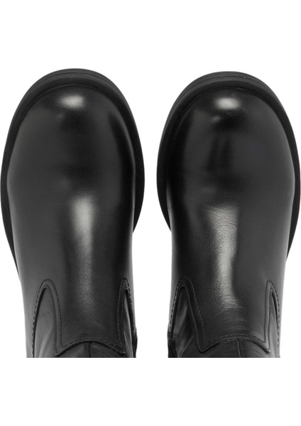 Siyah Hakiki Deri Kadın Klasik Bot - K24K1BT67551-A23 indirimleri
