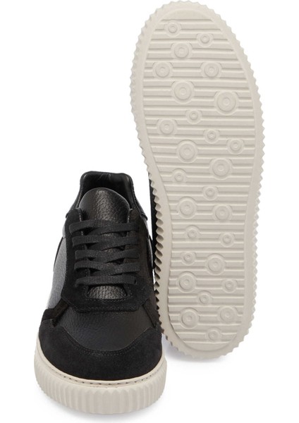 Siyah Hakiki Süet Deri Kadın Sneaker - K24S1AY67594-A01 fırsatları