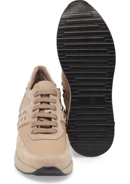 Vizon Hakiki Deri Kadın Sneaker - K24S1AY67721-A44 fırsatları