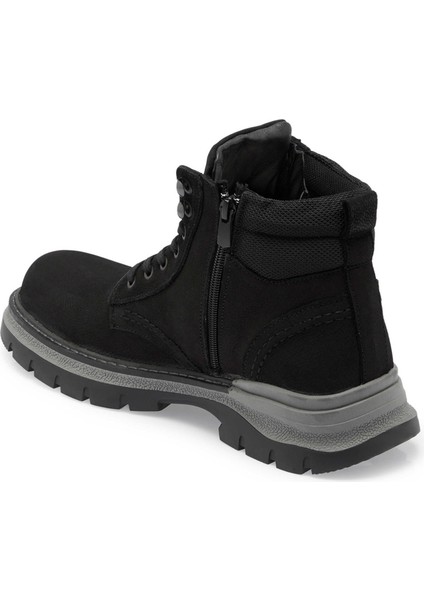 Siyah Hakiki Nubuk Deri Erkek Casual Bot - E24K1BT56941-A64 fiyatları