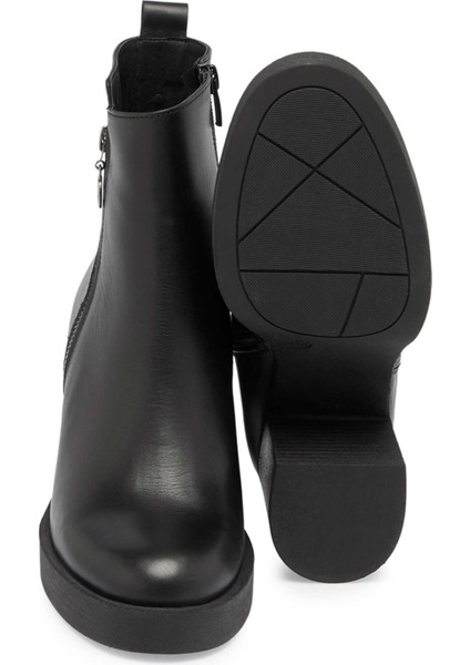 Siyah Hakiki Deri Kadın Klasik Bot - K24K1BT67627-A23 fırsatları