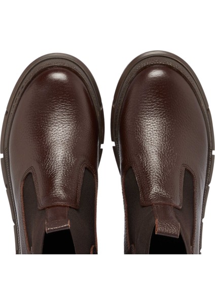 Kahve Hakiki Deri Kadın Casual Bot - K24K1BT67685-A42 indirimleri