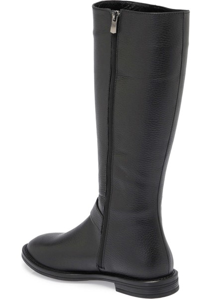 Siyah Hakiki Deri Kadın Klasik Çizme - K24K1CM67681-A41 fiyatları