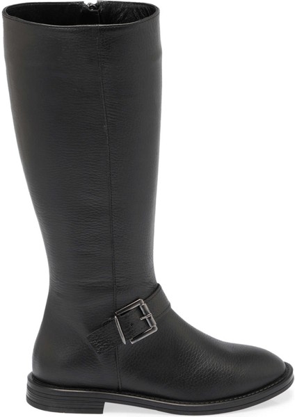 Siyah Hakiki Deri Kadın Klasik Çizme - K24K1CM67681-A41 modelleri