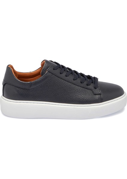 Lacivert Hakiki Deri Erkek Sneaker - E24S1AY56961-A38 modelleri