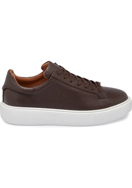 Kahve Hakiki Deri Erkek Sneaker - E24S1AY56961-A42 modelleri