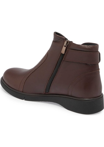 Kahve Hakiki Deri Kadın Casual Bot - K24K1BT67531-A24 fiyatları