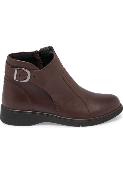 Kahve Hakiki Deri Kadın Casual Bot - K24K1BT67531-A24 modelleri