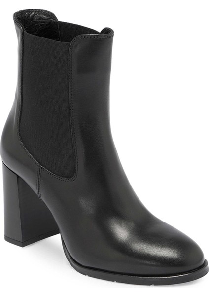 Siyah Hakiki Deri Kadın Klasik Bot - K24K1BT67651-A23