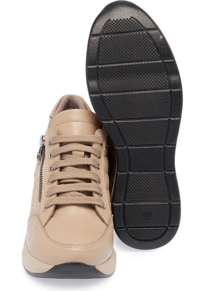 Vizon Hakiki Deri Kadın Sneaker - K24S1AY67723-A44 fırsatları