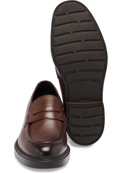 Kahve Hakiki Deri Erkek Casual Ayakkabı - E24S1AY57041-B90 fırsatları