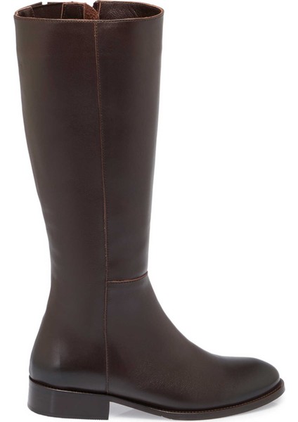 Kahve Hakiki Deri Kadın Klasik Çizme - K24K1CM67555-A24 modelleri