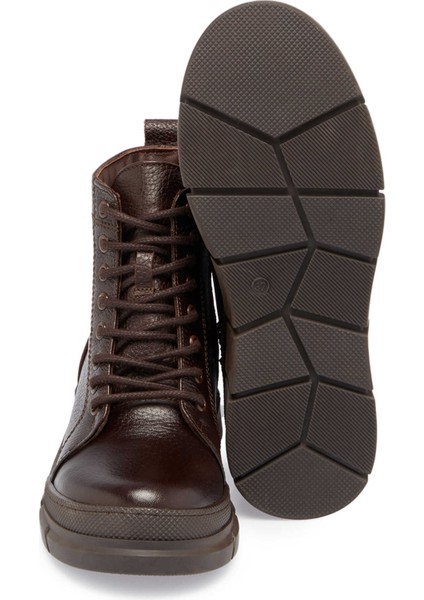 Kahve Hakiki Deri Kadın Casual Bot - K24K1BT67683-A42 fırsatları