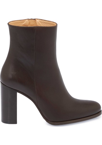 Kahve Hakiki Deri Kadın Klasik Bot - K24K1BT67613-A24 modelleri