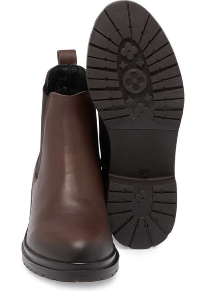 Kahve Hakiki Deri Kadın Casual Bot - K24K1BT67620-A24 fırsatları