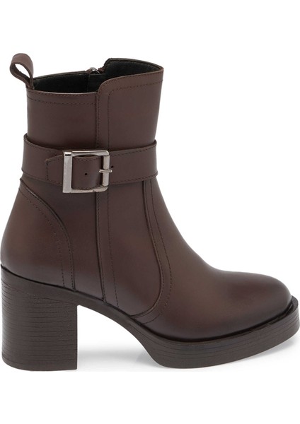 Kahve Hakiki Deri Kadın Casual Bot - K24K1BT67623-A24 modelleri