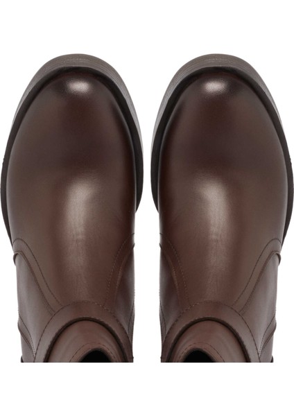 Kahve Hakiki Deri Kadın Casual Bot - K24K1BT67623-A24 indirimleri