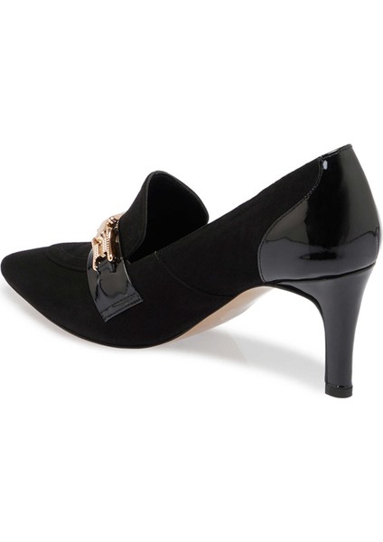 Siyah Hakiki Süet Deri Kadın Stiletto - K24S1AY67515-A01 fiyatları