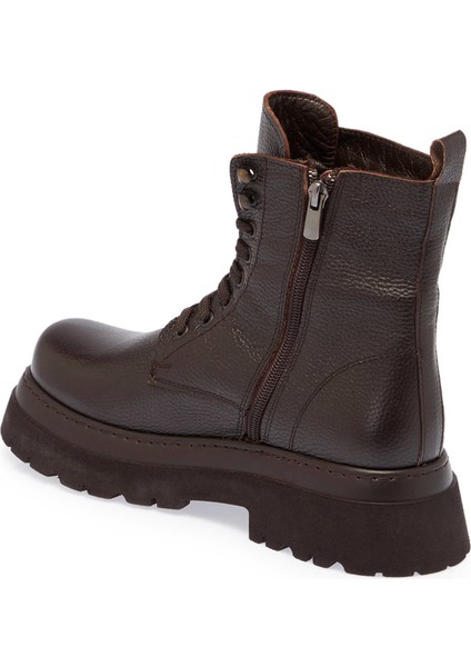 Kahve Hakiki Deri Kadın Casual Bot - K24K1BT67583-A42 fiyatları