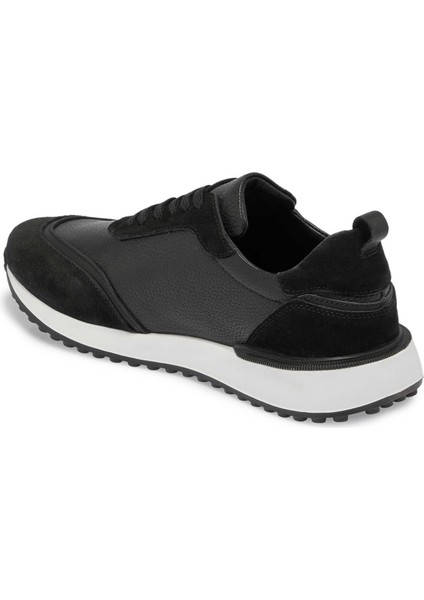Siyah Hakiki Deri Erkek Sneaker - E24S1AY56959-W19 fiyatları