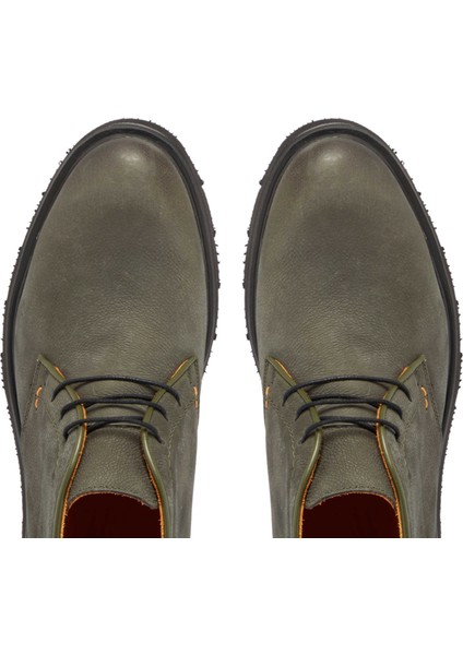 Yeşil Hakiki Nubuk Deri Erkek Casual Bot - E24K1BT57014-G98 indirimleri