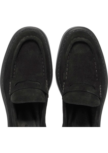 Siyah Hakiki Deri Erkek Loafer - E24S1AY57041-A01 indirimleri