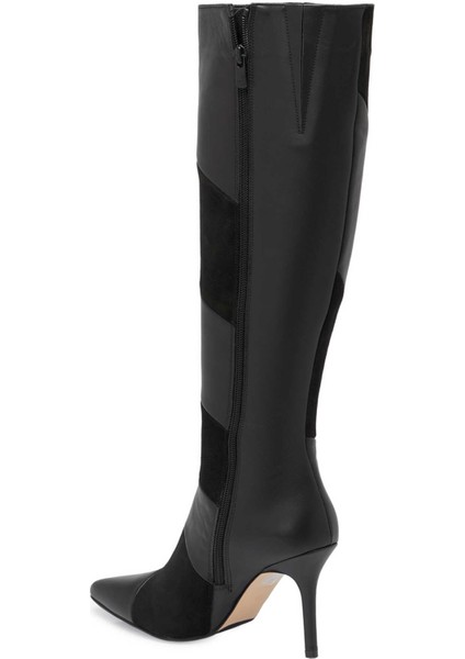 Siyah Hakiki Deri Kadın Klasik Çizme - K23K1CM67063-C59 fiyatları